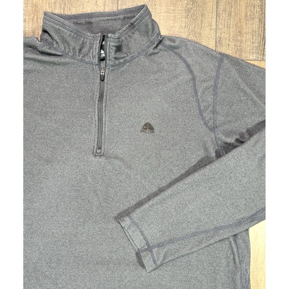 Nike ACG Other - Y2K Nike ACG Shirt Mens Extra Large Gray Quarter Zip Pullover Waffle Long Sleeve